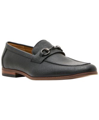 Mbitte Pebbled Faux Leather Bit Detail Loafers