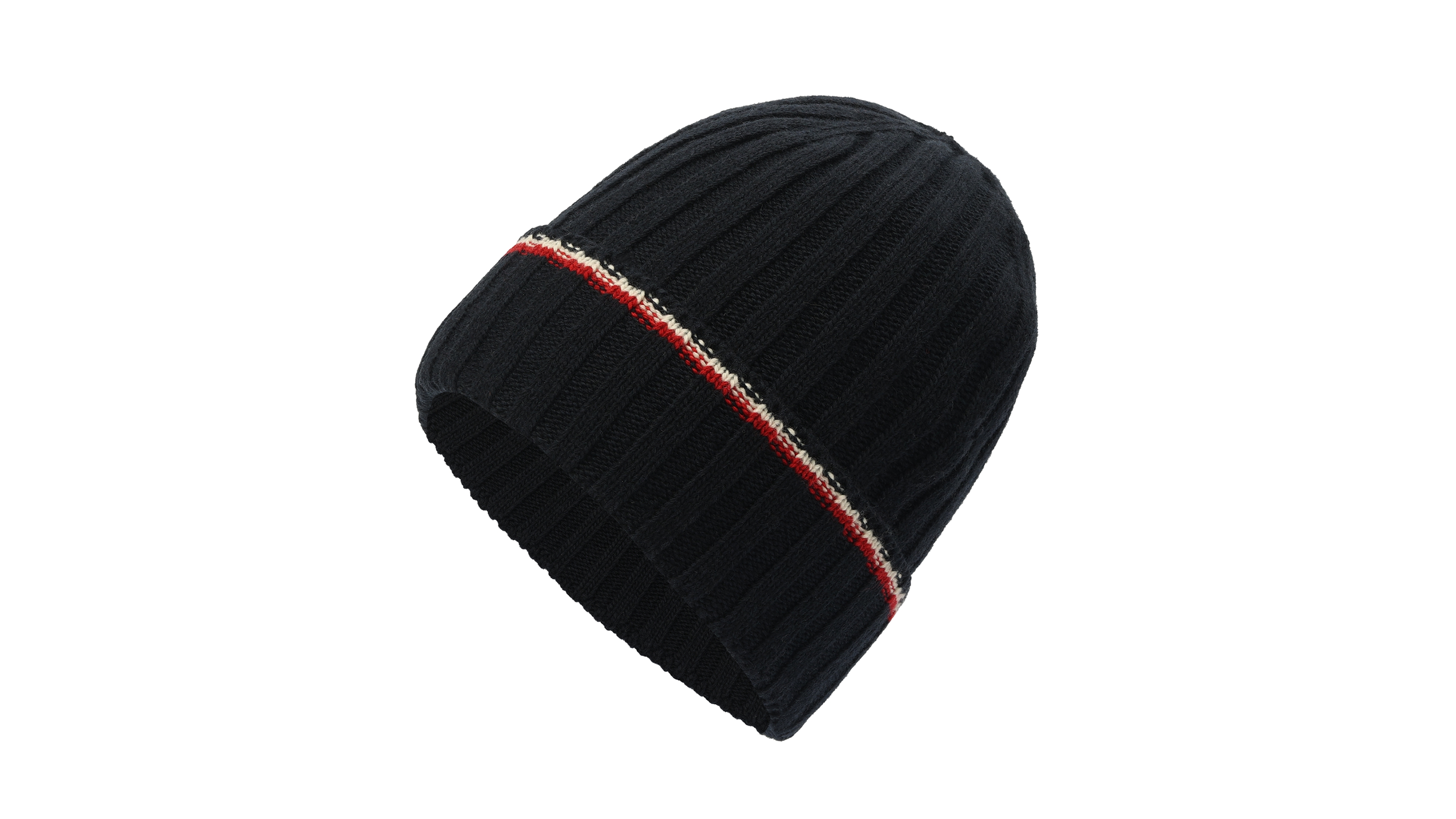 Tommy Hilfiger Men's Ribbed Knit Global Stripe Beanie