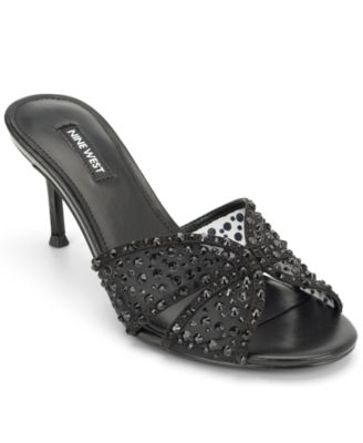 Women's Kolin Sheer Crystal Embellished Slip-On Dress Sandals