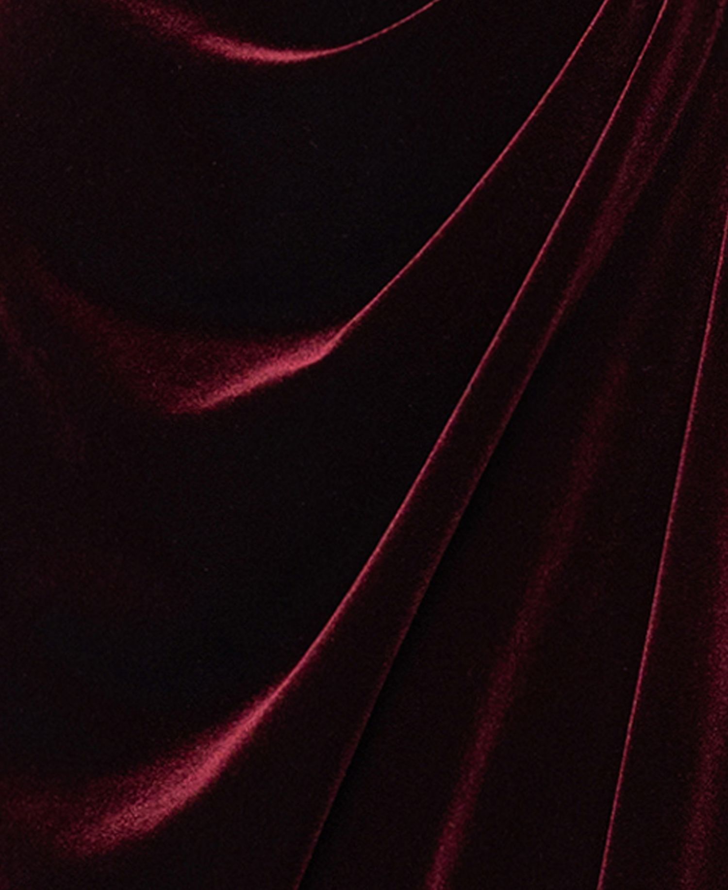 Women's Cherie Long Velvet Mock Neck Gown