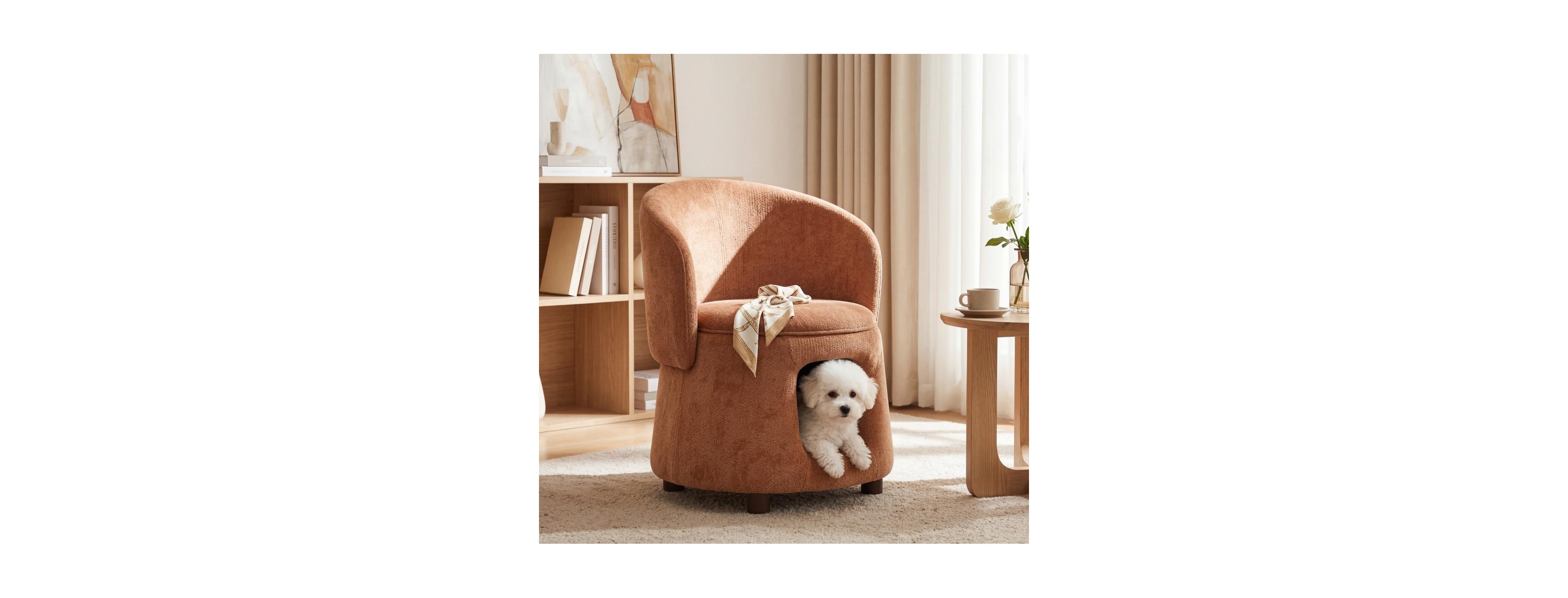 Streamdale Furniture Pet-Friendly Chair with Hidden Nook and Storage Seat