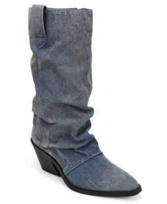 Women's Piippa Floral Tapestry Slouch Mid-Shaft Western Boots