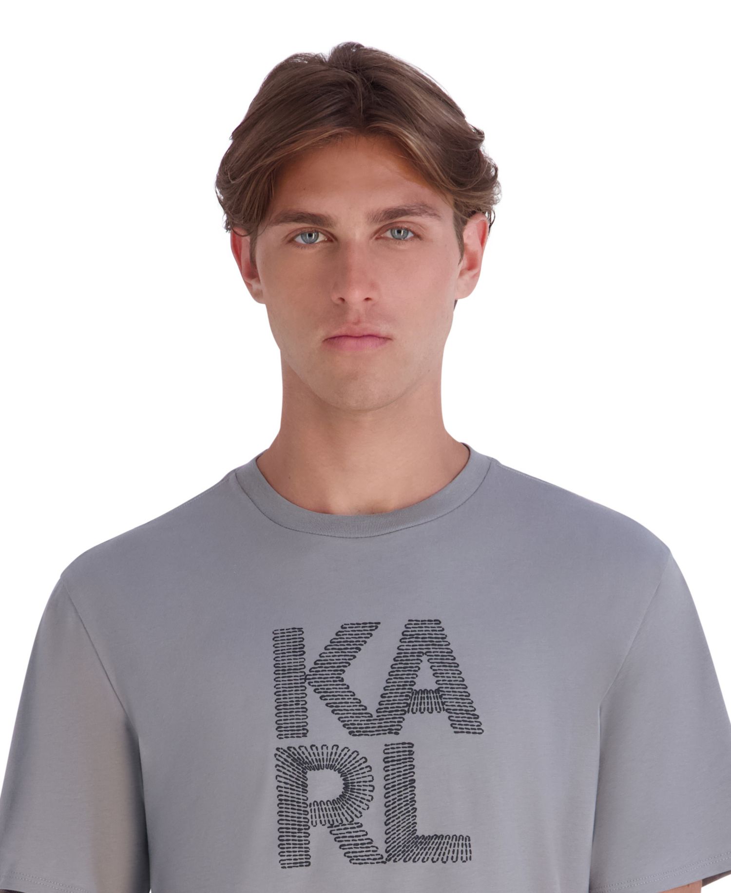 Men's Faux Embroidered Graphic T-Shirt