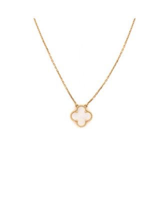 Pre-Owned Van Cleef and Arpels Vintage Alhambra Pendant Necklace