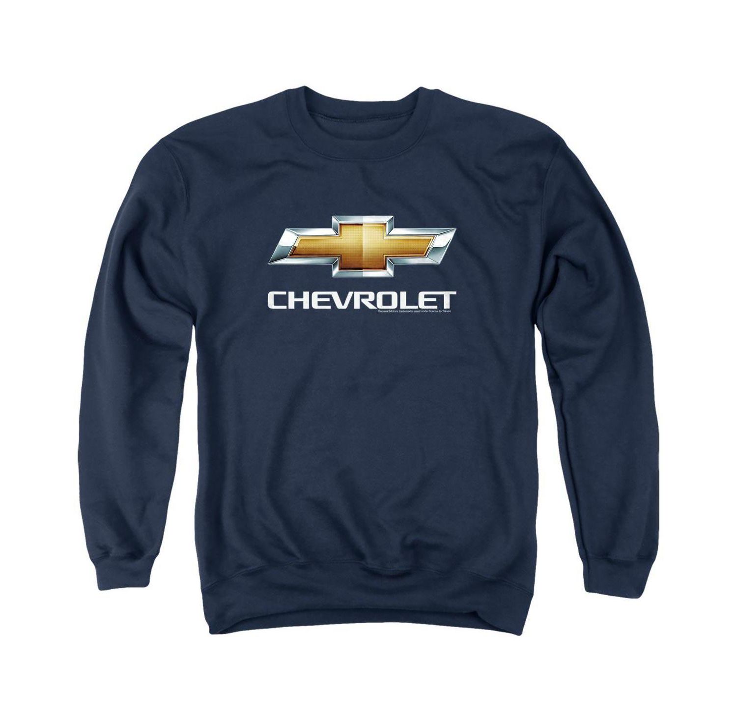 Big & Tall Chevrolet Chevy Bowtie Stacked Crewneck Sweatshirt