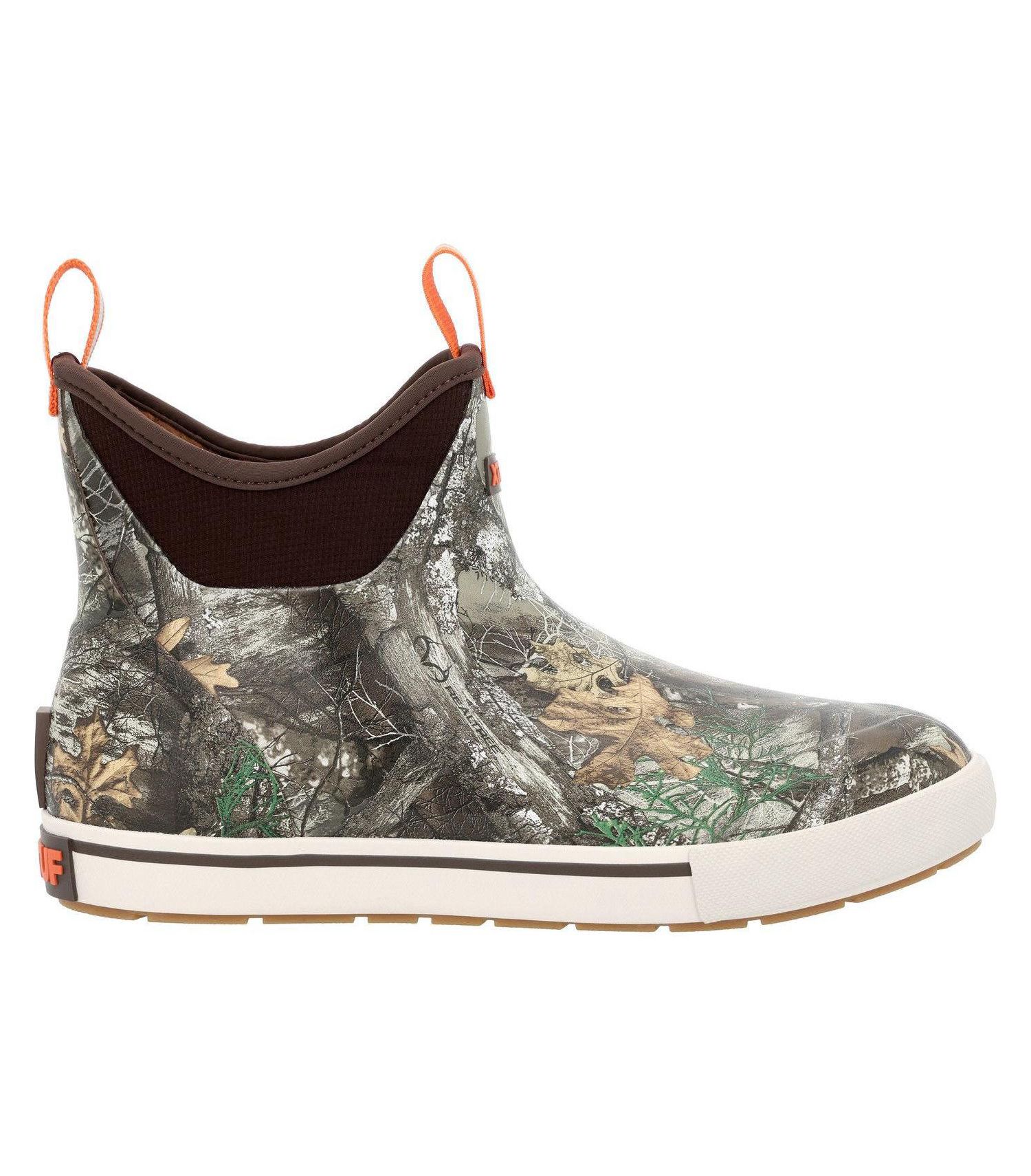 Men's Outdoors Faux Shearling Lining Ankle Deck Boots