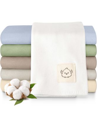 6pk Shea Baby Burp Cloths for Baby Boys and Girls, Burping Cloths for Babies, Newborn