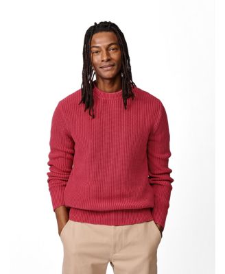 Men's Martin Ribbed Long-Sleeve Crew-Neck Sweater