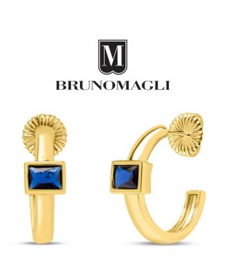 Felecia Gold Earrings, Zaffiro