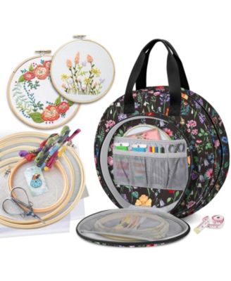 Embroidery Project Tote Bag Large Capacity Storage Carrying Kit