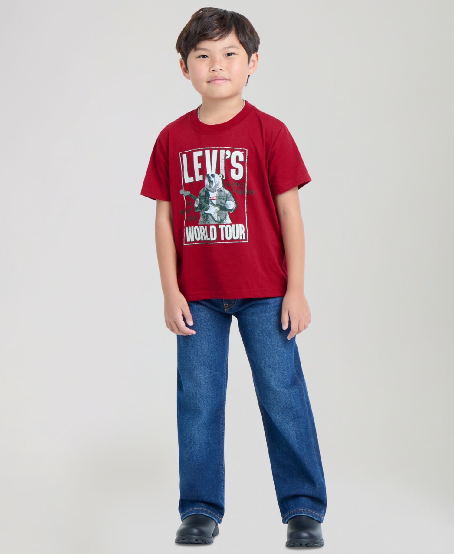 Boys' 4-7 Polar Bear Tour Graphic-Print T-Shirt