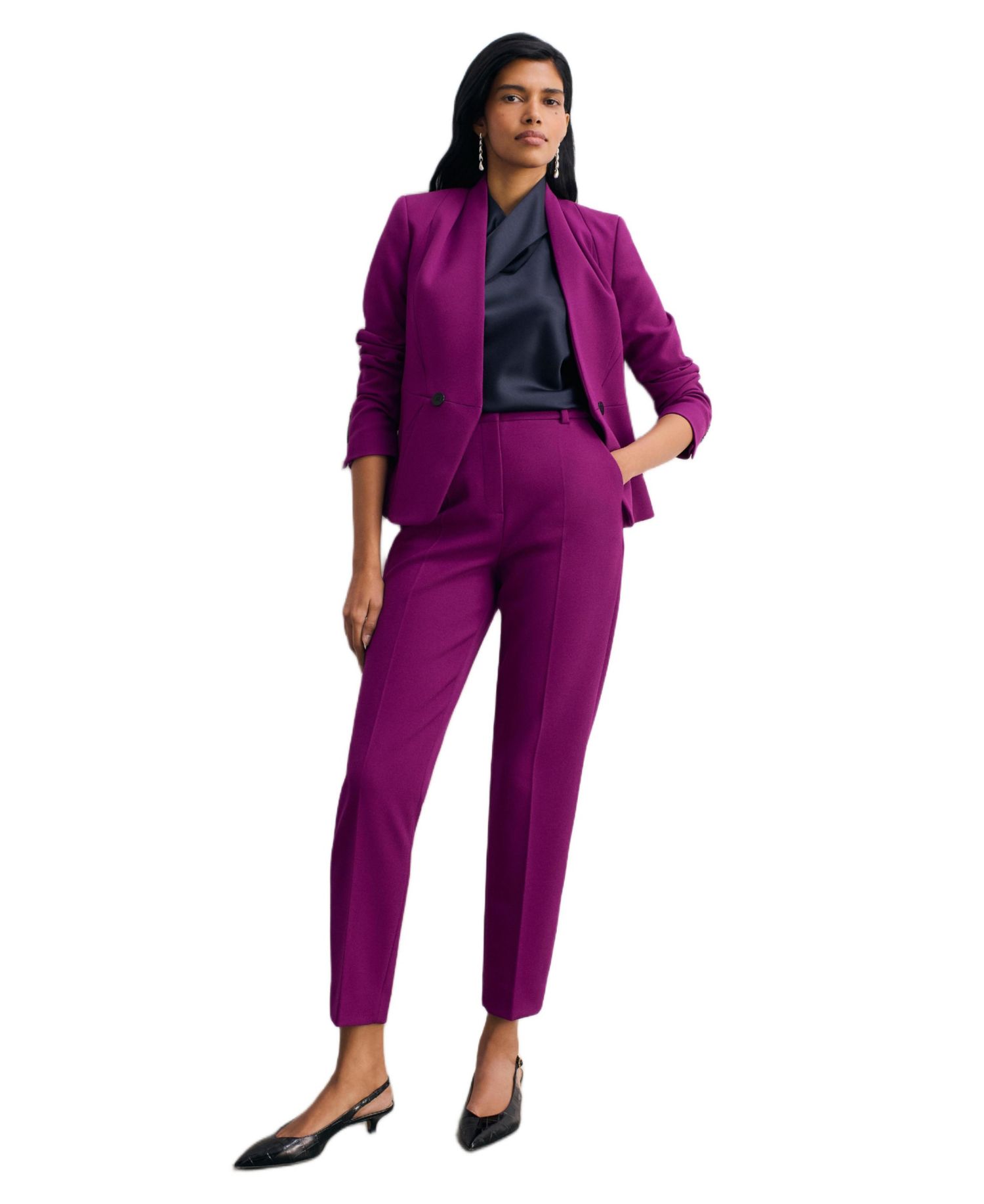 Women's Arno Double-Breasted V-Neck Statement Blazer