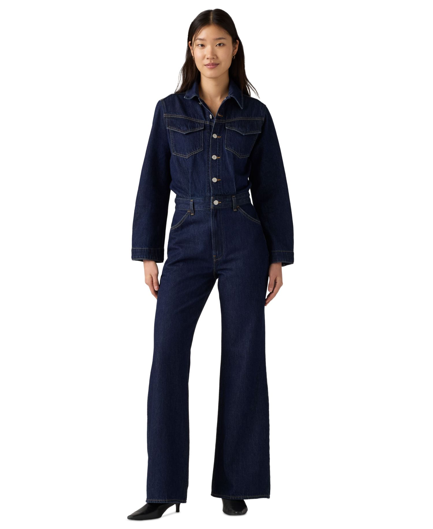 Women's Western Long Sleeve Jumpsuit