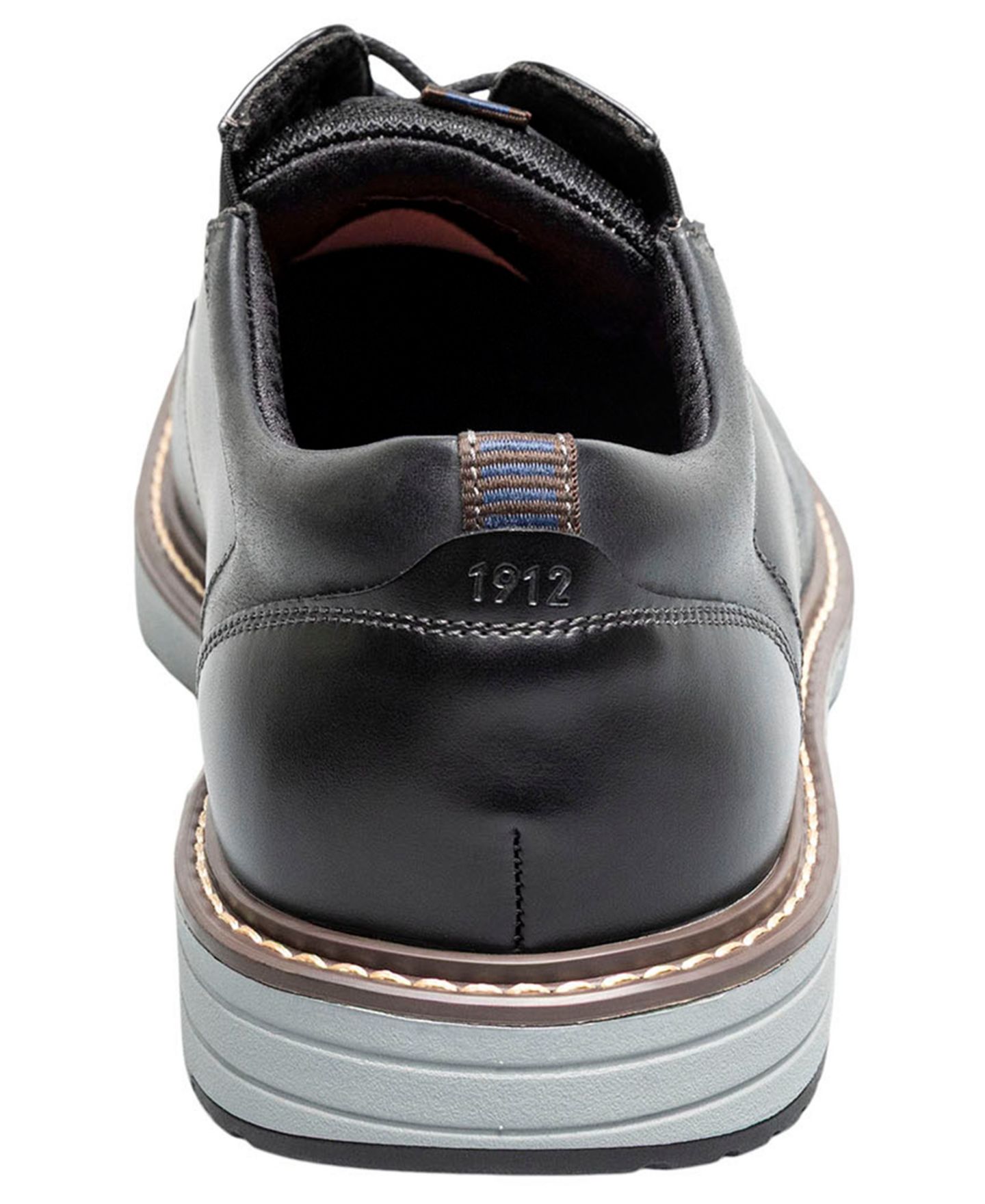 Nunn Bush Men's Griff Leather Cap-Toe Oxford, цвет: Чёрный разноцветный — фото 3