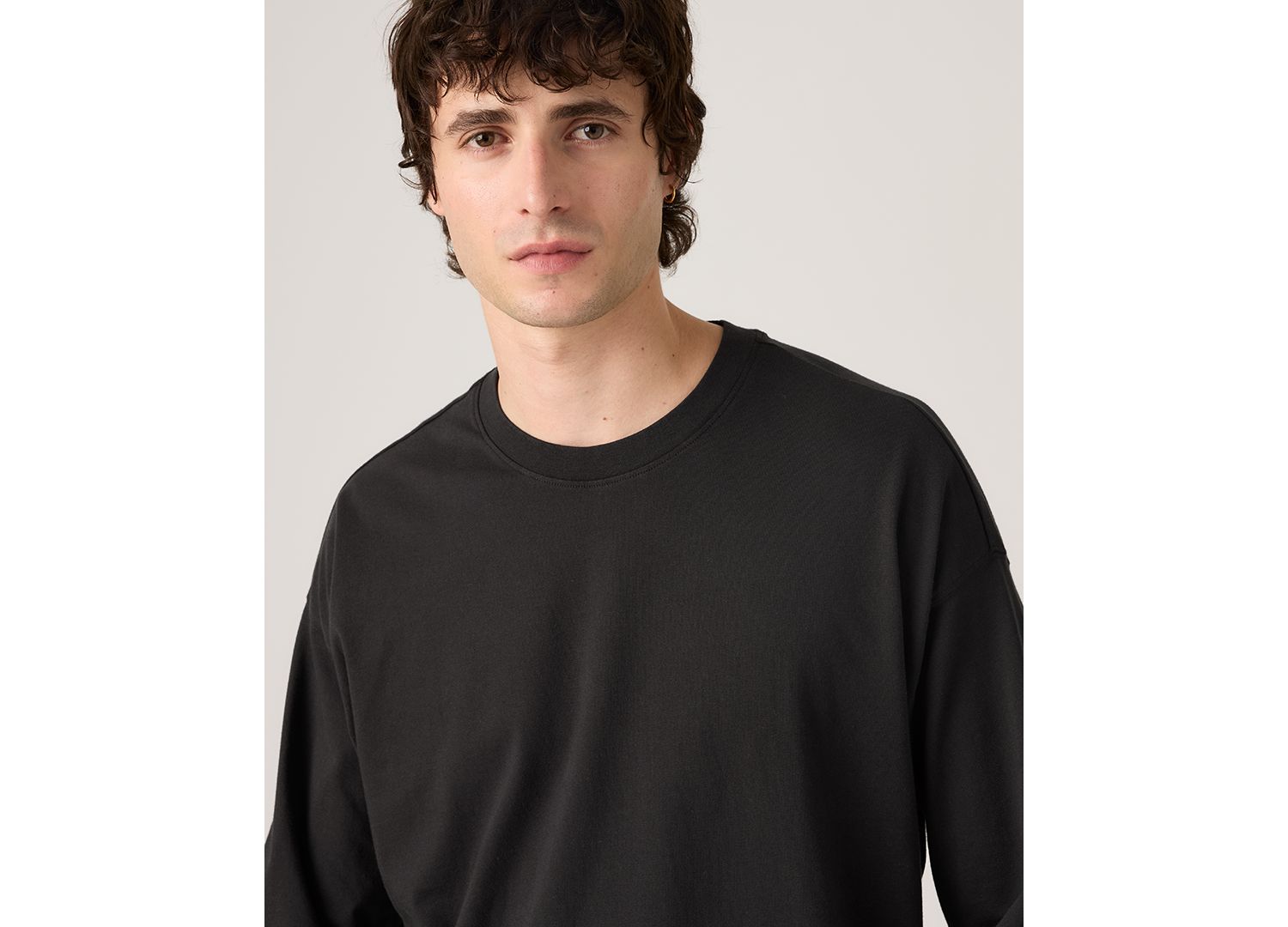 Men's Long-Sleeve Boxy T-Shirt