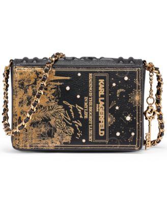 Ikons Book Small Leather Crossbody Handbag