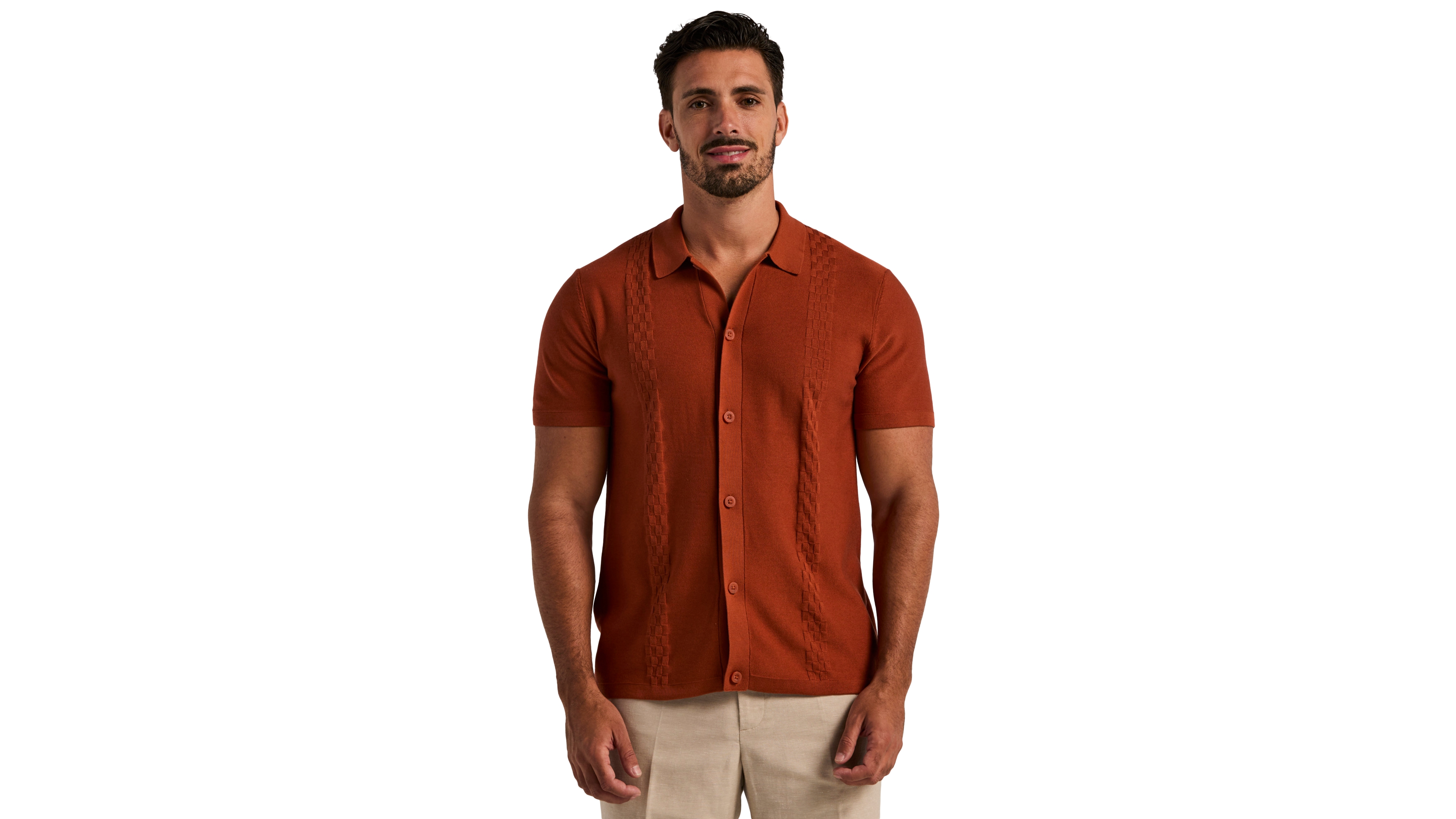 Cubavera Men's Stripe Short-Sleeve Shirt