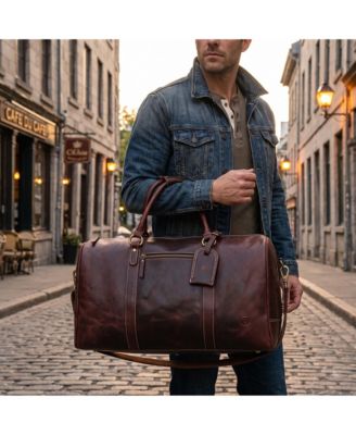 20 Inch Luxor  Leather Duffle Bag