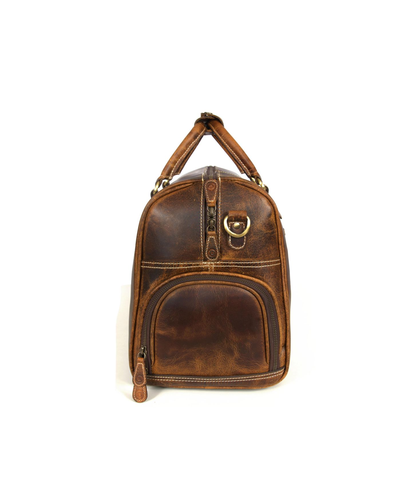 Сумка Aaron Leather Goods 20 Inch Heritage Voyager Duffel, цвет: Oxford — фото 17