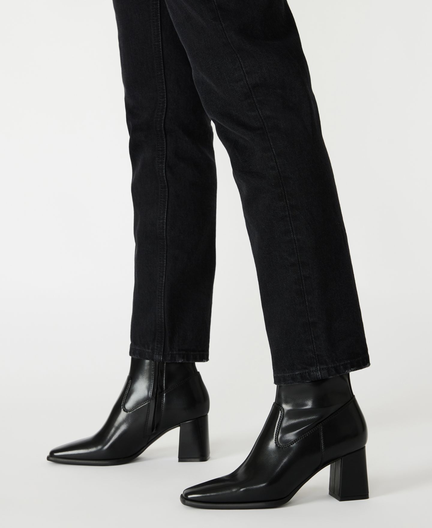 Женские ботинки Anne Klein Paidge Block Heel Dress Booties, цвет: Чёрный — фото 13