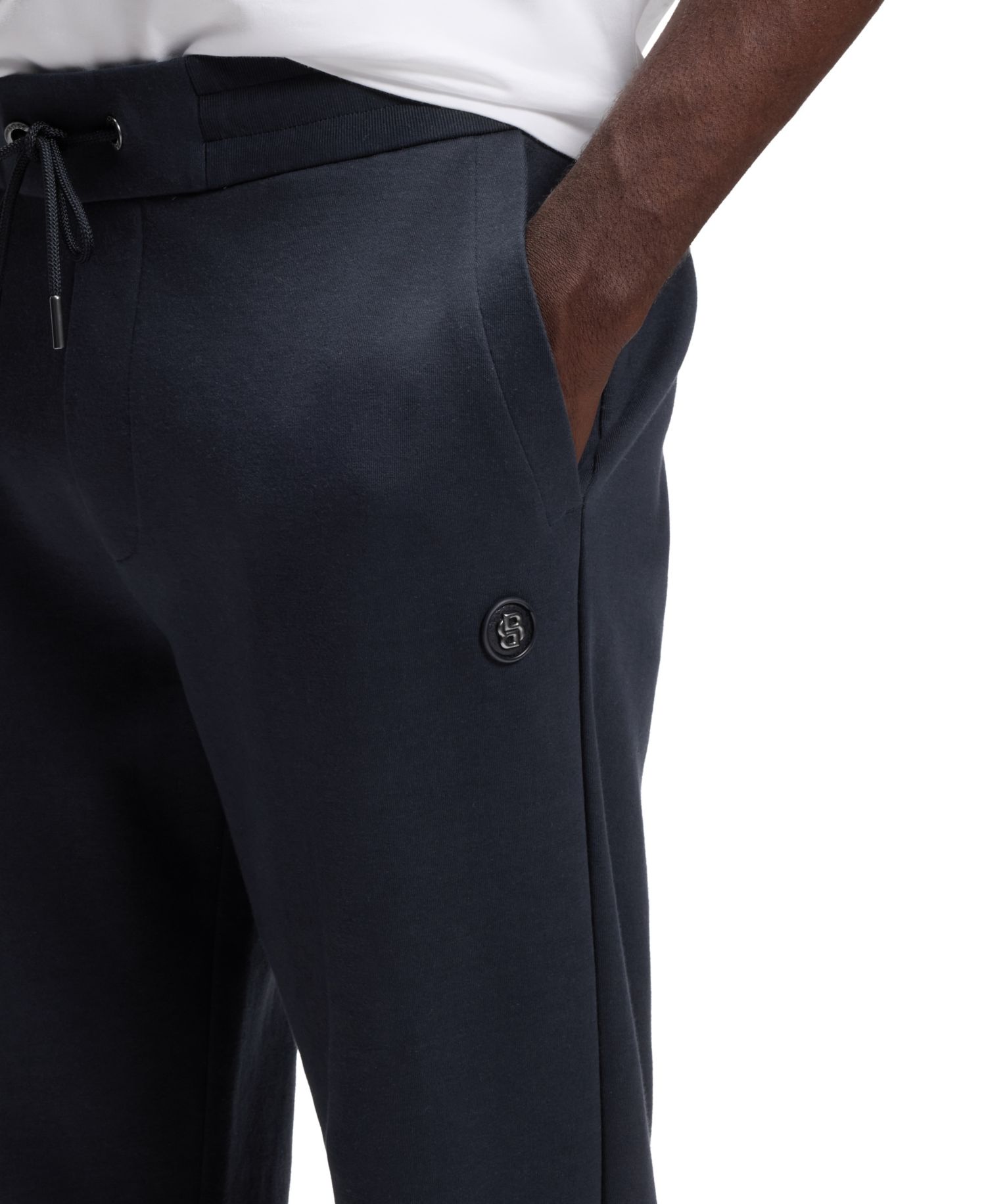 Men's C-Locsin 01 Cotton-Blend Regular-Fit Drawstring Pants