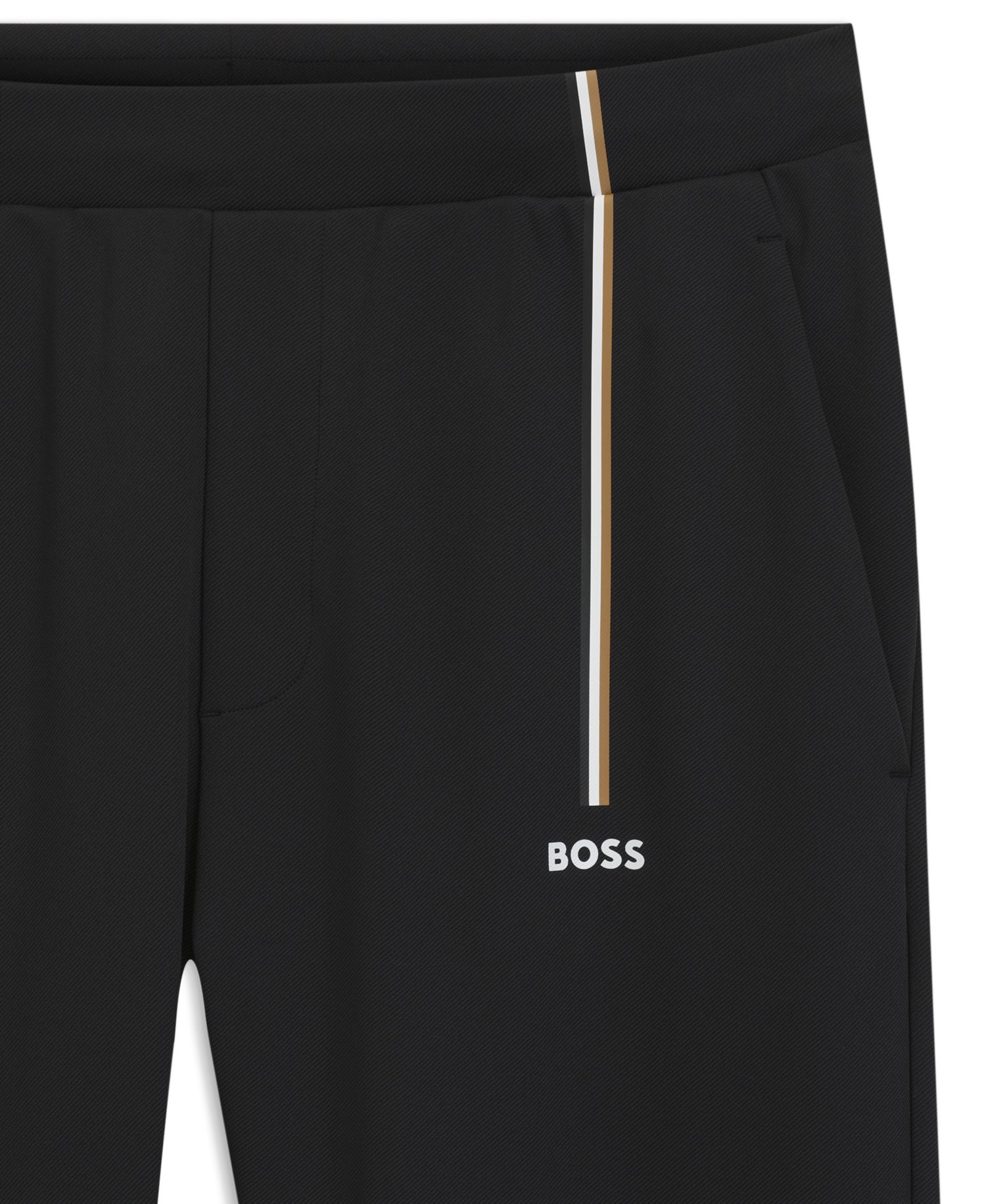 Men's Spin Long Stretch Regular-Fit Gabardine Track Pants