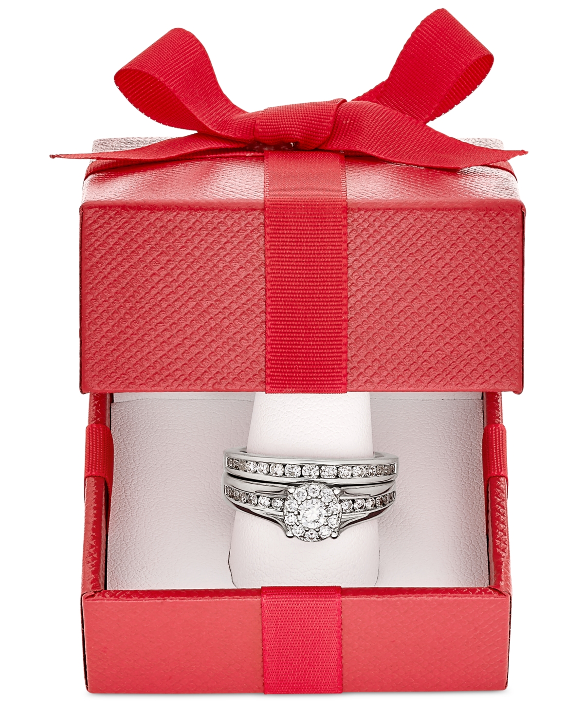 Diamond Bridal Channel Set (1 ct. t.w.) in 14k White, Yellow or Rose Gold