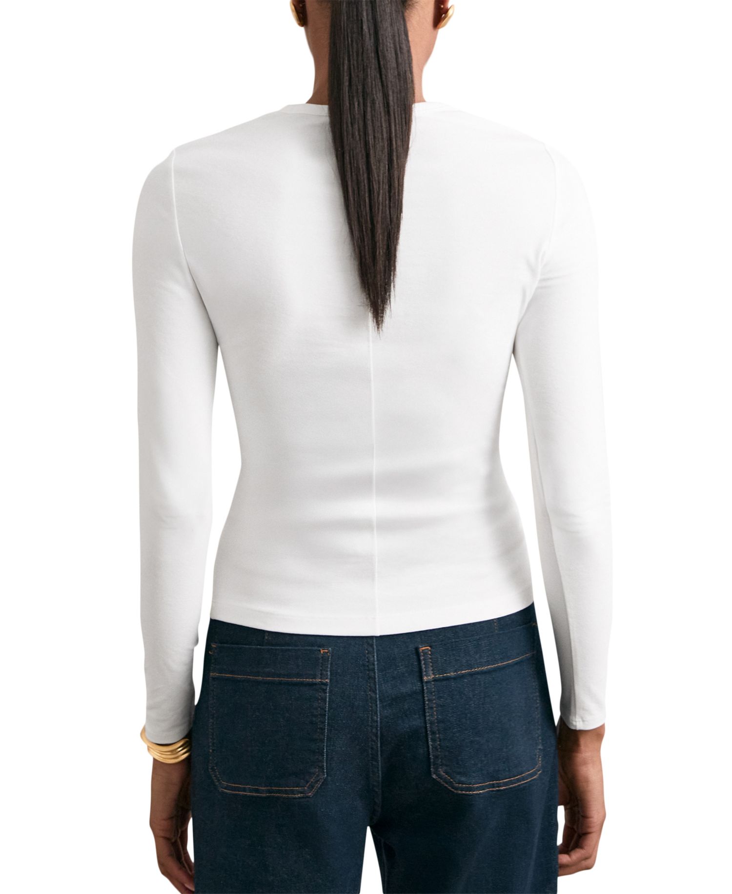 Women's Jada Long-Sleeve Crewneck T-Shirt