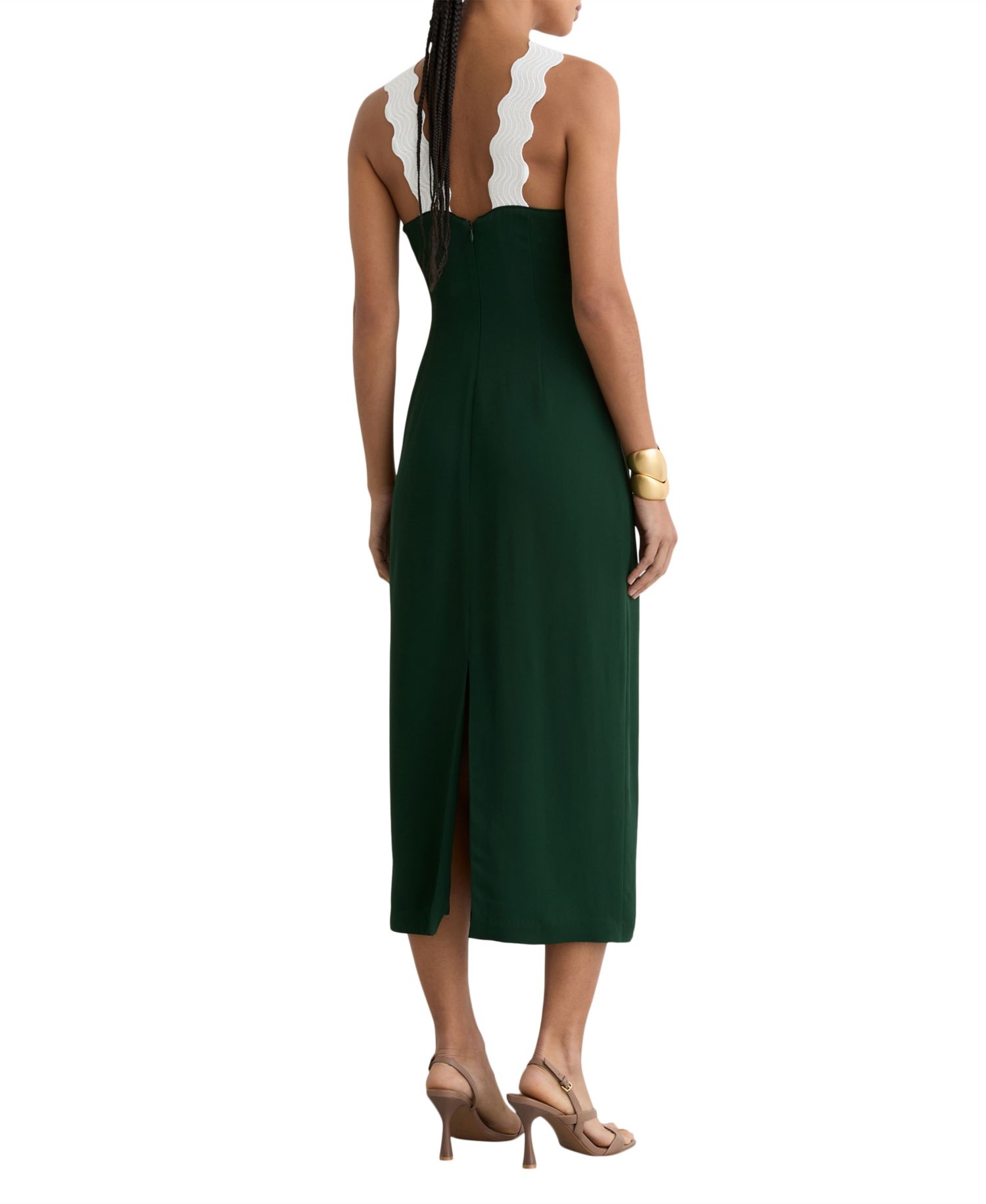 Women's Dillon Halterneck Cut-Out Midi Dress