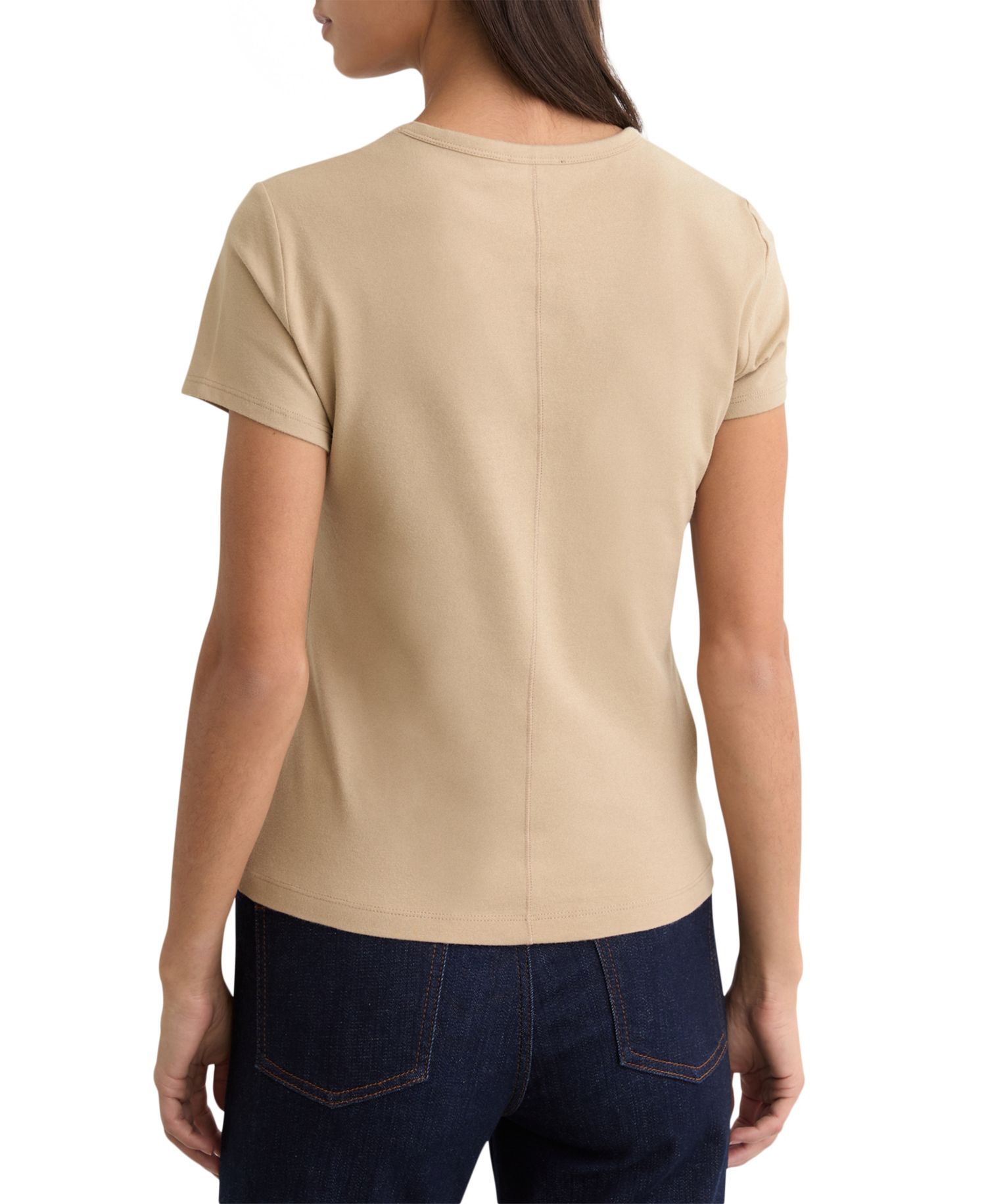 Women's Jolie Short-Sleeve Crewneck Cotton-Blend T-Shirt