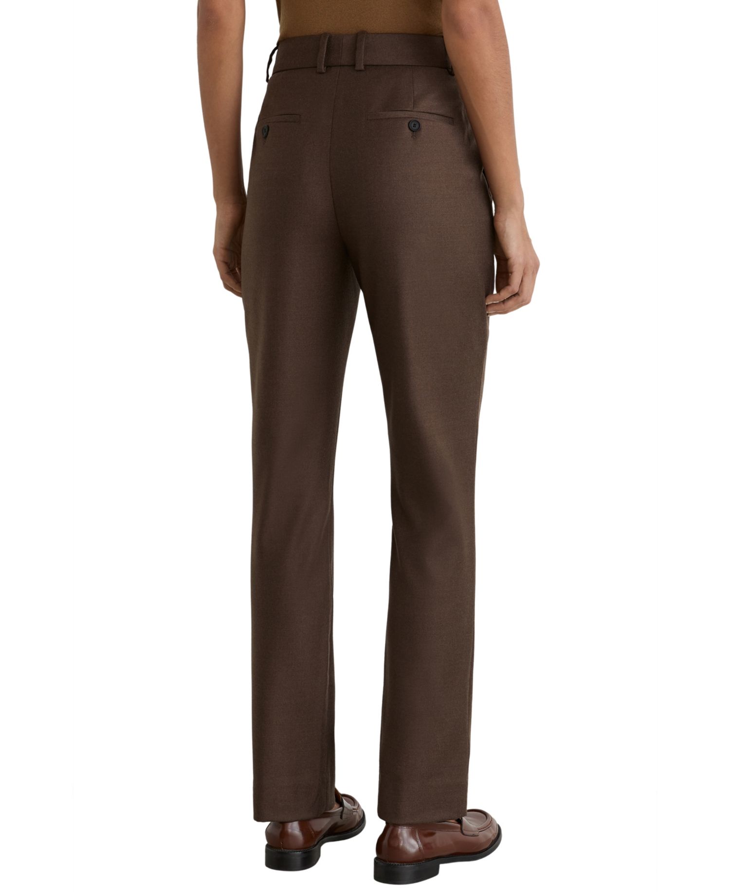 Women's Derby Slim Wool-Blend Trouser