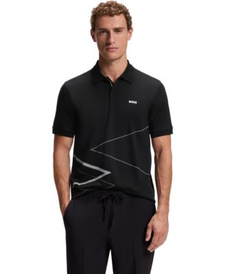 BOSS by Men's Pima Cotton Printed Polo Shirt