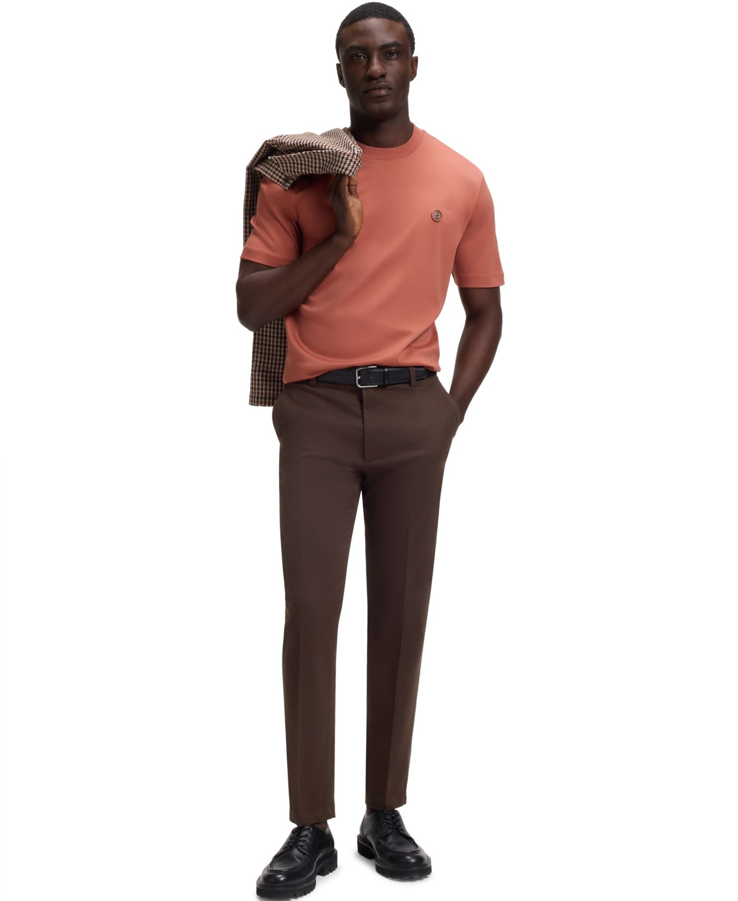 Men's Modern-Fit Stretch-Cotton Twill Pants