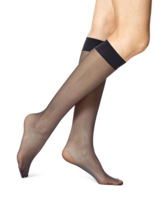 Women's Sheer Knee High Trouser 2 Pack Socks