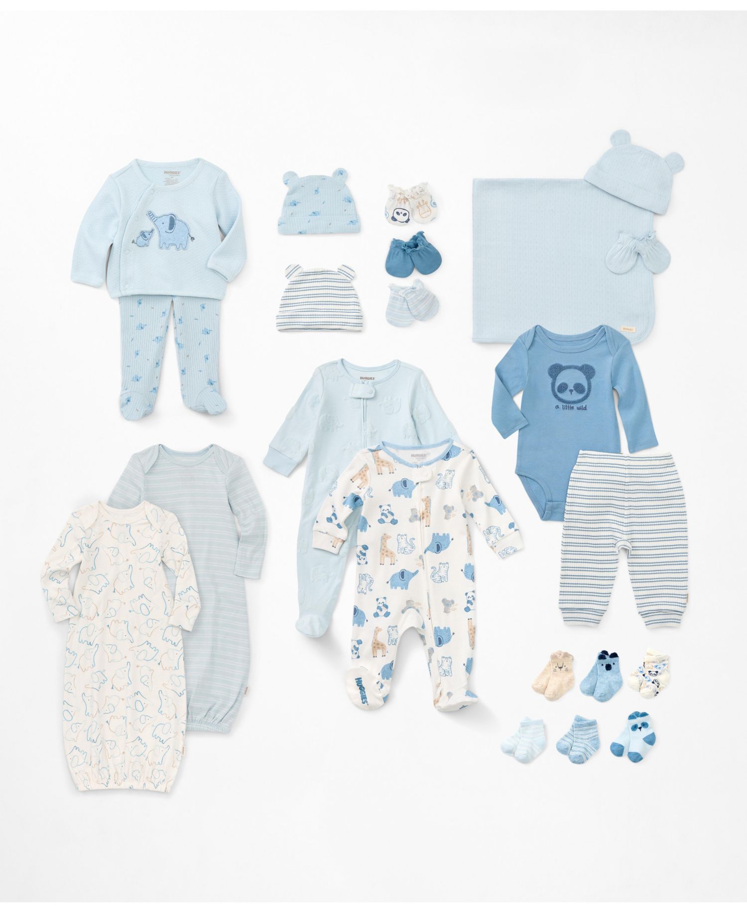 Baby Boys' Babywear Mittens, 3-Pack