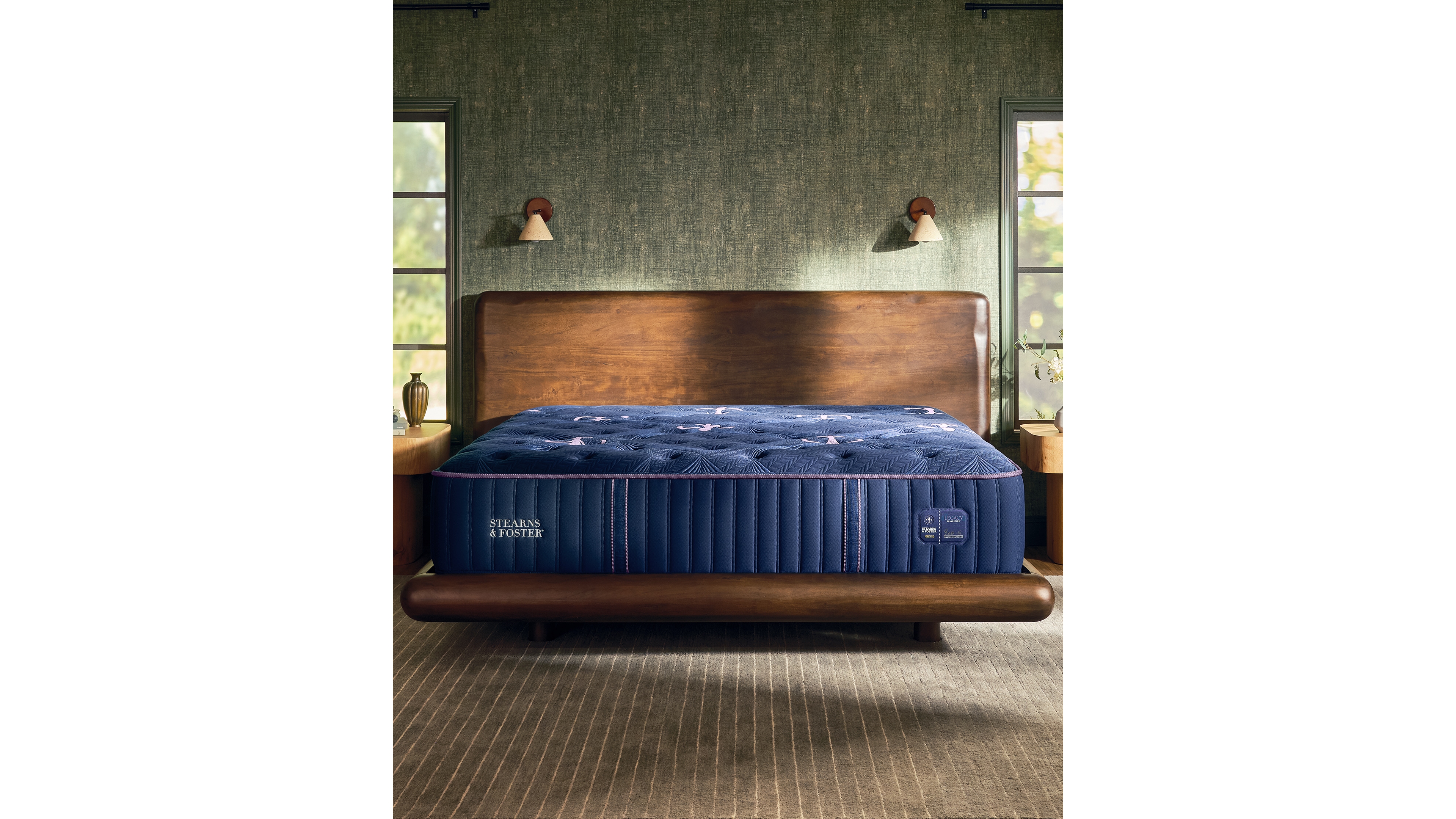 Stearns & Foster Legacy Medium Ii 15" Tight Top Mattress Set, Queen