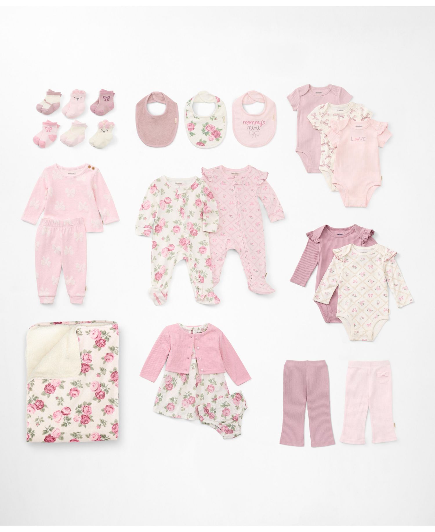 Baby Girls' Babywear Short-Sleeve Bodysuits, 3-Pack