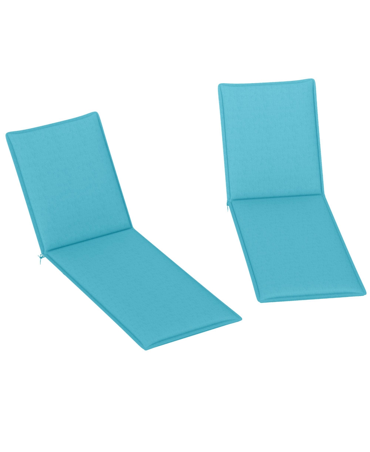 Outsunny 2PCS Chaise Lounge Chair Cushion, 76" x 23",