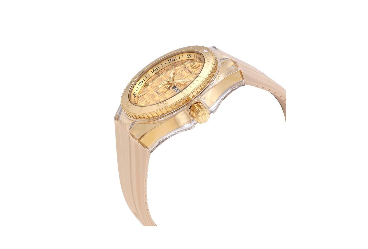Мужские часы TechnoMarine TM-115064 Cruise Quartz Chronograph Gold Dial, цвет: Светлый бежевый — фото 2