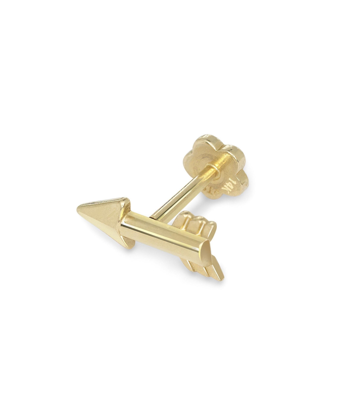 Curata Jewelry 18G 10mm Arrow Symbol Labret Cartilage Stud Earrings