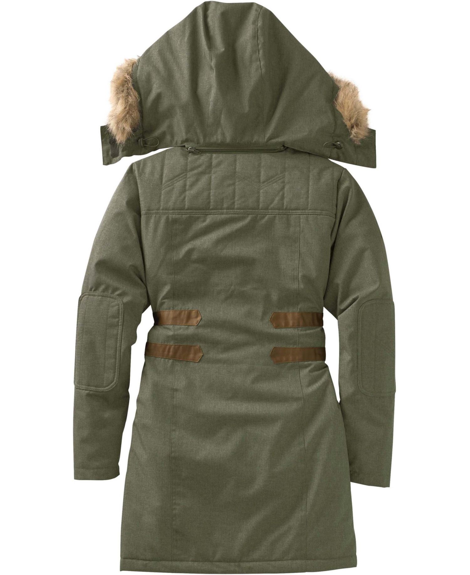 Women's Water Resistant Hooded Insulated Parka