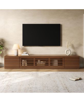  86" Modern TV Stand for TVs up to 90" with Cable Management