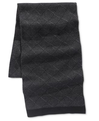 Ryan Seacrest Distinction Men's Diamond Knit Scarf, Created for Macy's ...