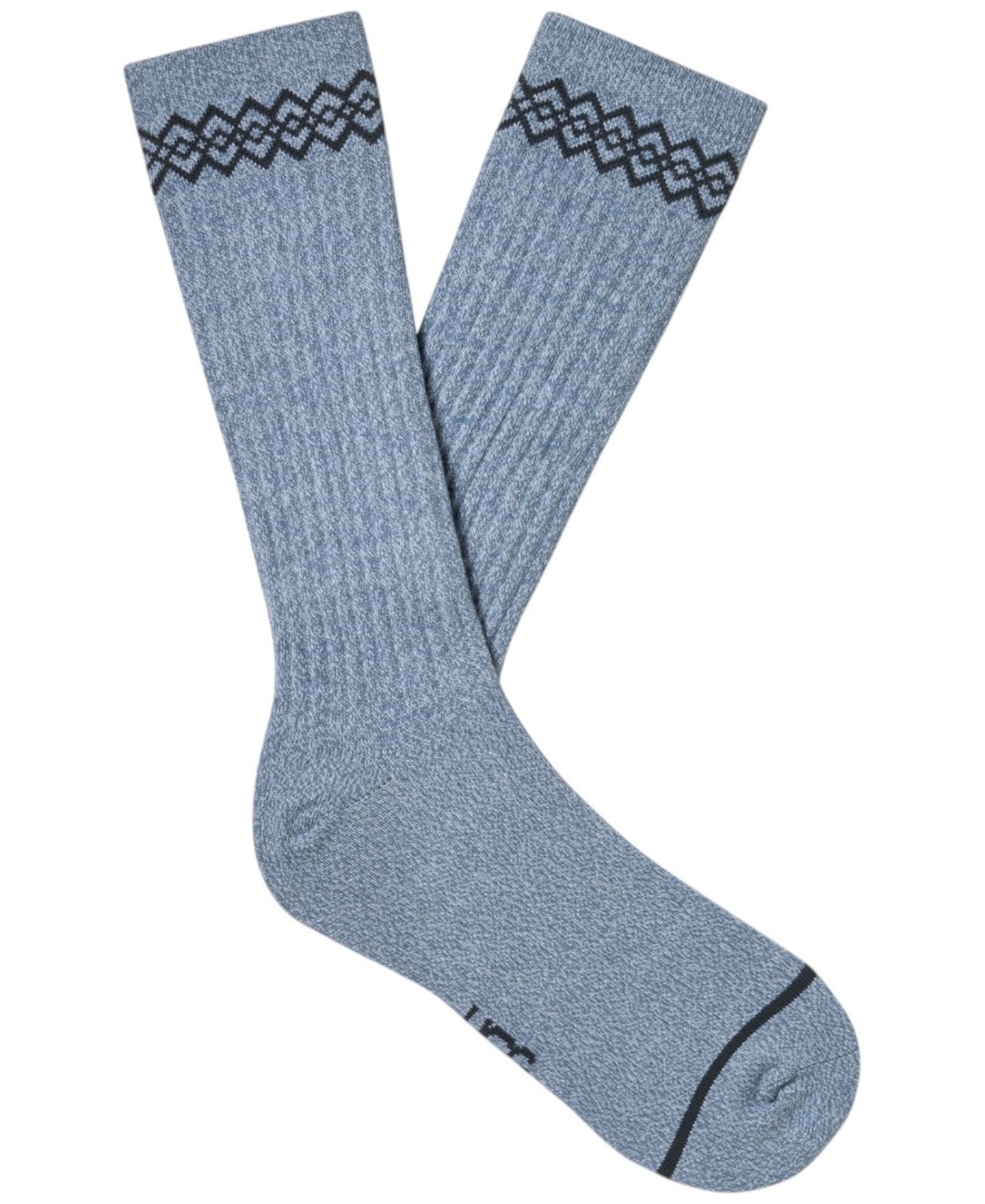 Носки Tasman для мужчин, средней высоты, жаккард, 3 шт. — UGG, цвет: Песочный / Синий — фото 2