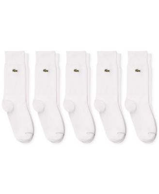 Men's Ribbed Crew Socks, 5-Pack
