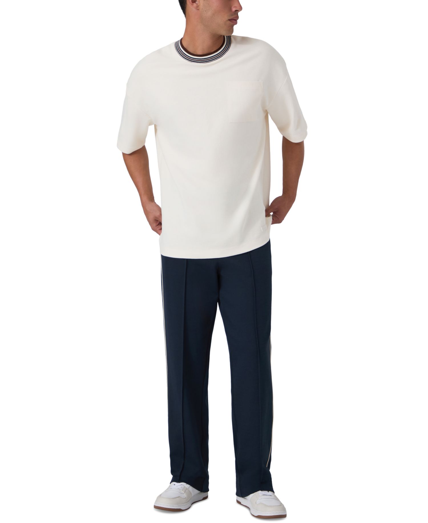 Men's Jacques Relaxed-Fit Dropped-Shoulder T-Shirt