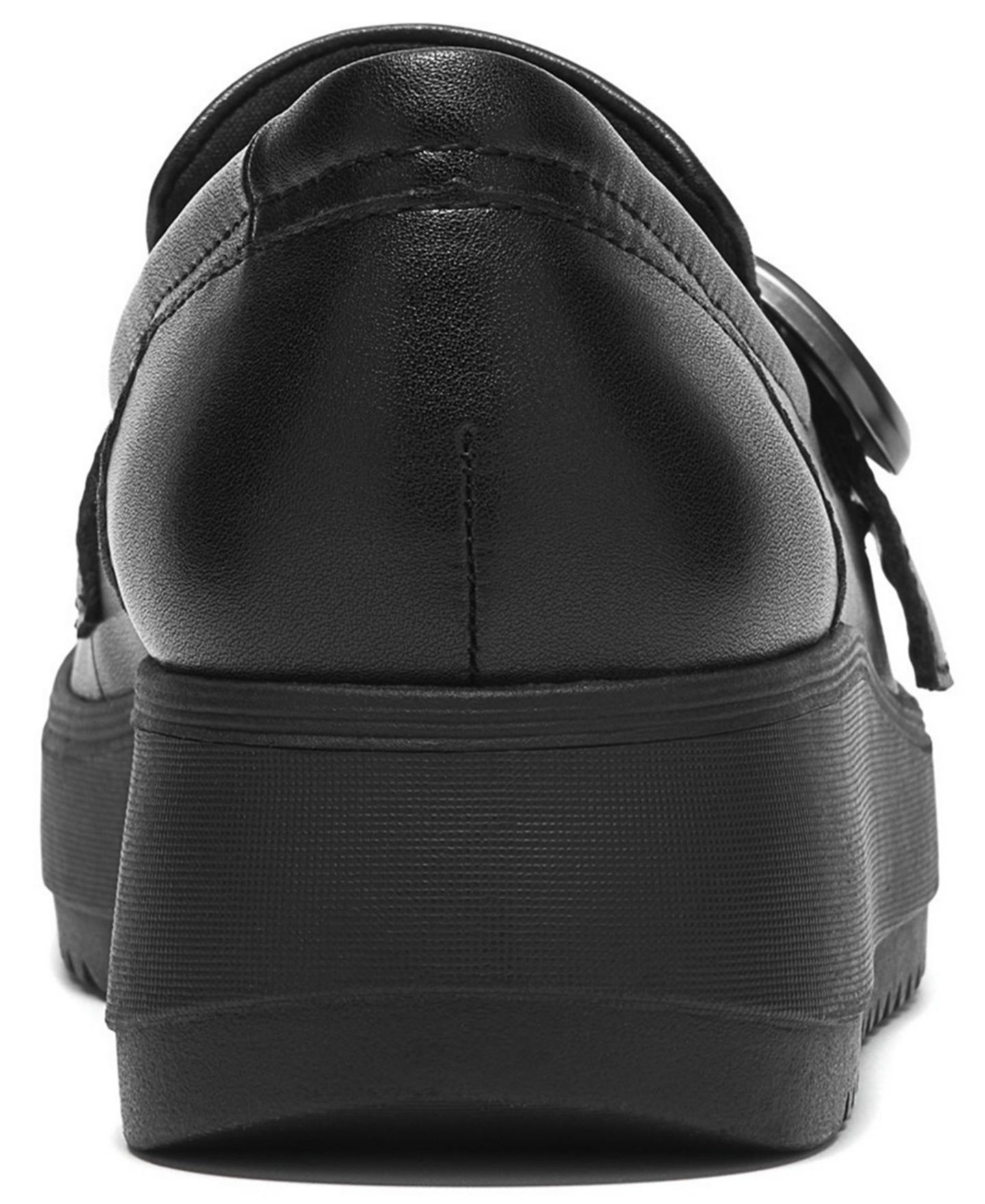 Женские туфли Clarks Zylah Vine Platform Round Toe, цвет: Чёрный кожаный — фото 3