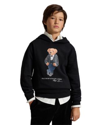 Boys' 8-20 Polo Bear Graphic Hoodie