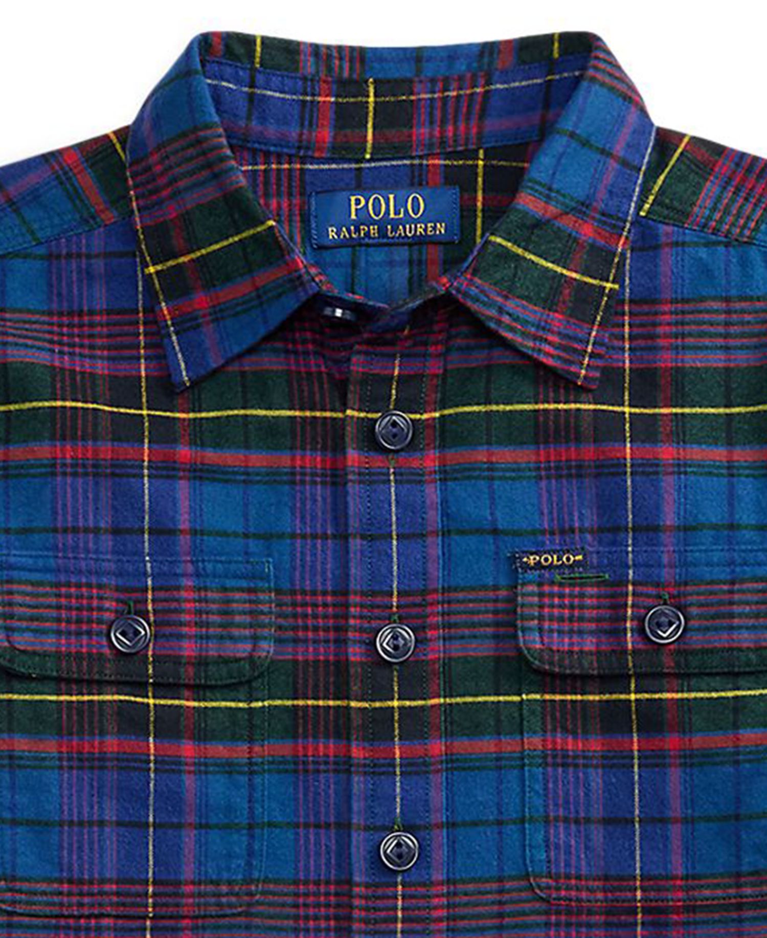 Boys' 8-20 Plaid Long-Sleeve Workshirt
