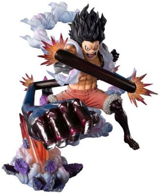 Tamashii Nations Luffy Gear 4 Snake Man King Cobra Super Fierce Battle 8" Statue, 15+ Years